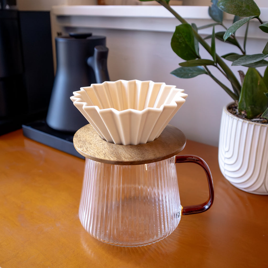Wooden Origami Pour Over Stand